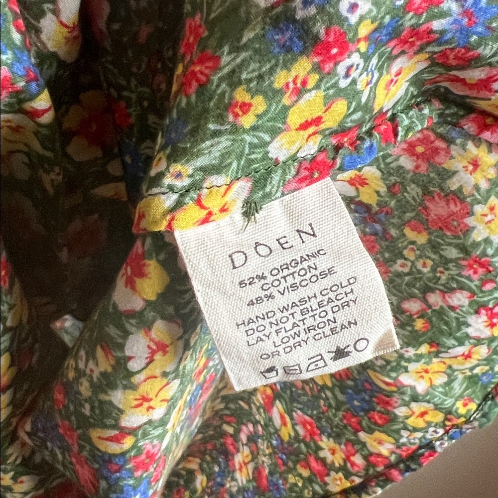 Doen Charleston Dress Green Valley Floral - Picture 8 of 8